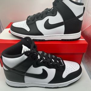 Brand new Nike air dunks high panda